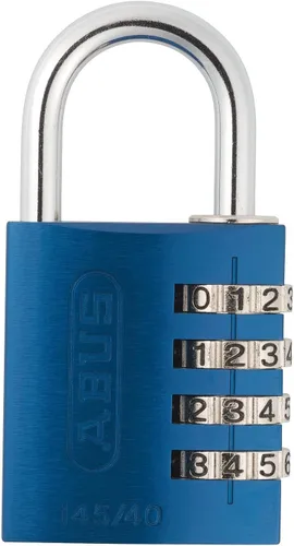 Vista 13 de ABUS 145/20 Pequeña Cerradura de Combinación No-TSA para Equipaje, Mochila, Reajustable, Negro