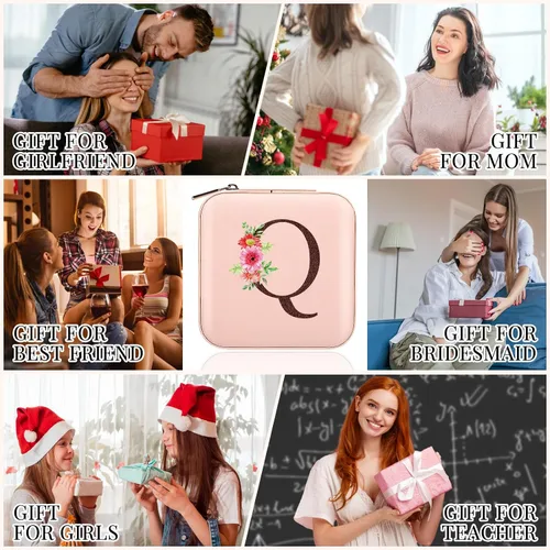 Vista 7 de Yaztops Regalos de Navidad 2023, estuche de joyería imprescindible de viaje, accesorios de viaje esenciales de vacaciones para mujeres
