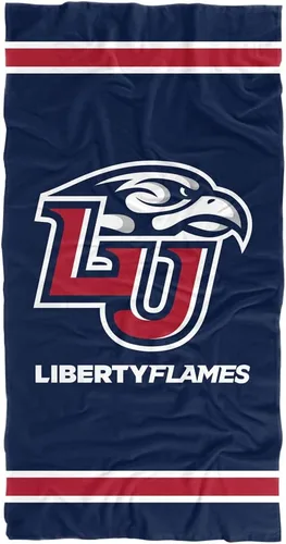 Vista 188 de LOGOVISION Manta Abilene Christian University, 30 x 60 pulgadas, logotipo primario CottonFront/PolyBackBeachTowel