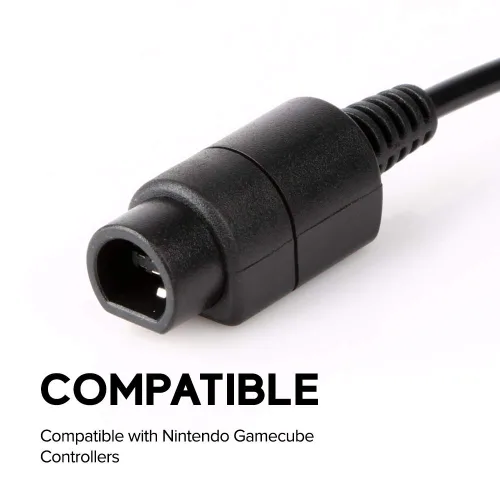 Vista 3 de Wiresmith 2X 2-Pack Extension Cable Cord for Nintendo GamecubeWii Controller