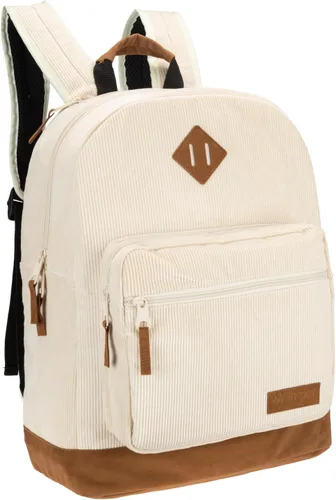 Vista 11 de Wrangler Yellowstone Mochila resistente al agua para viajes, mochila casual para portátil o cuaderno, negro cuerda, Mediana, Mochilas Daypack