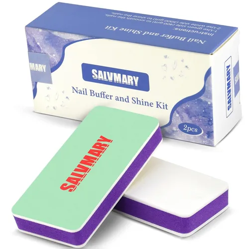 Vista 6 de Paquete de bloques amortiguadores de brillo de uñas y kit de manicura desechable profesional