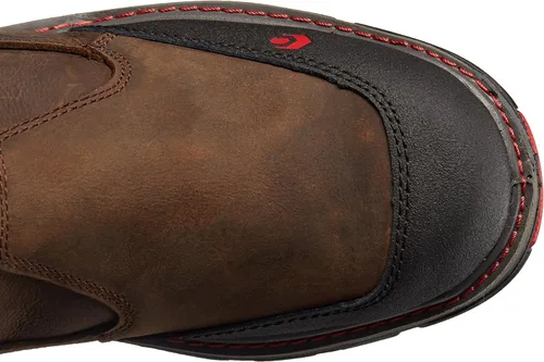 Vista 5 de Wolverine Overman Nano Toe - Botas de trabajo impermeables para hombre de 10 pulgadas
