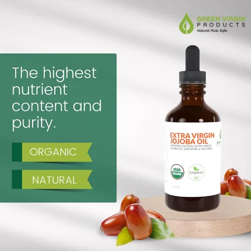 Vista 5 de Aceite de jojoba orgánico 100% puro, 4 onzas líquidas (paquete de 1)
