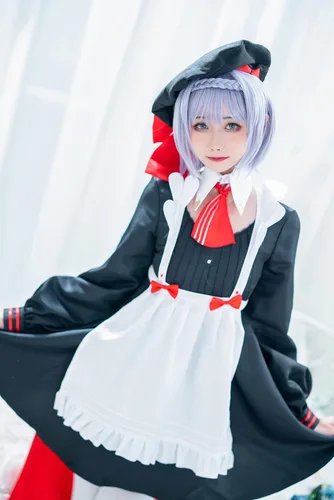Vista 4 de Wolancy Genshin Impact Noelle Hu Tao Venti - Disfraz de Halloween para mujer