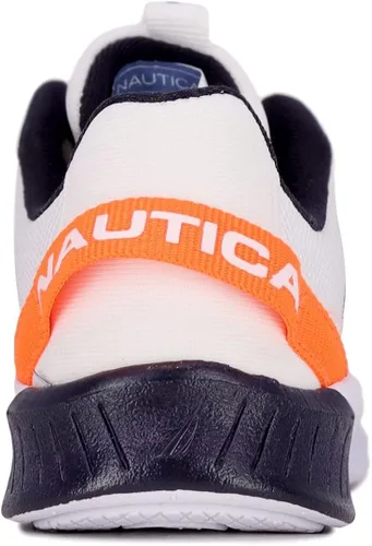 Vista 3 de Nautica - Tenis modernos y con detalles metálicos para niñas, zapato deportivo para correr con cordones I kappil I (niña grande, niña pequeña, niña)