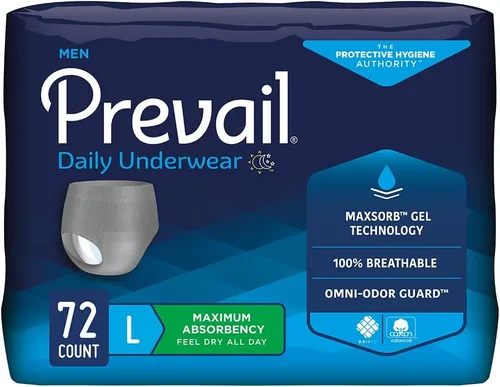 Vista 11 de Prevail - Ropa interior protectora para hombre - Ropa interior para incontinencia pull-up - Pañal desechable para adultos - Máxima absorción