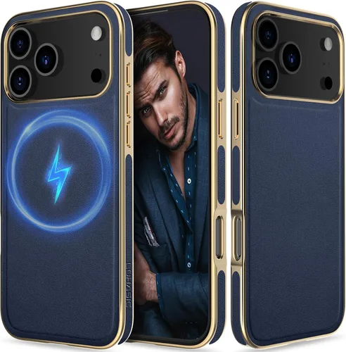 Vista 22 de LOHASIC Funda de piel de lujo para iPhone 18 Pro Max/iPhone 17 Pro Max Beige