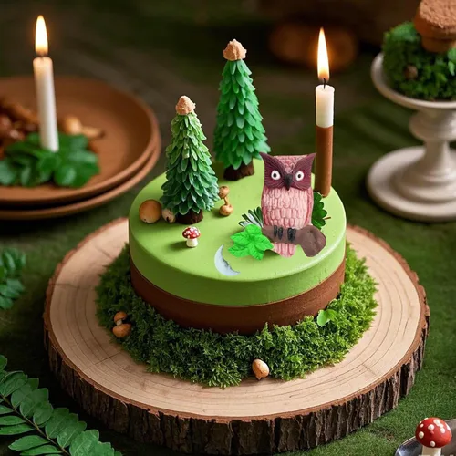 Vista 8 de Moldes de silicona de búho para manualidades, juego de 3 piezas, múltiples diseños con patrón de ramas, moldes de fondant para decoración