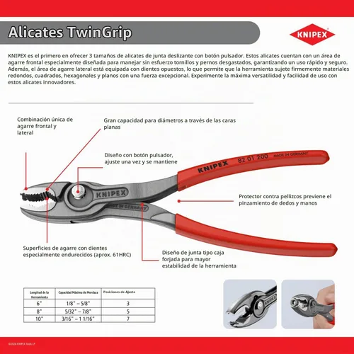 Vista 5 de Alicates TwinGrip KNIPEX