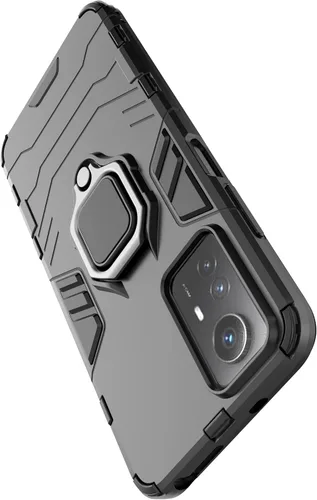 Vista 5 de ZMONE - Funda protectora para Xiaomi Redmi Note 12s con protector de pantalla de vidrio (paquete de 2) resistente de doble capa de grado militar, a