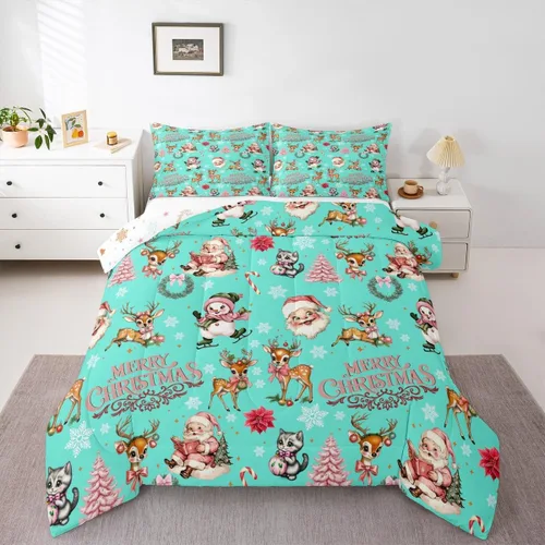 Vista 22 de Erosebridal Juego de edredón divertido de Halloween para niños, juego de ropa de cama de calabaza fantasma, decoración de Halloween para niños