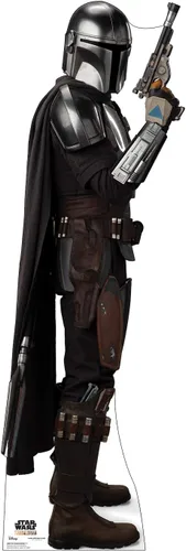 Vista 21 de Gráficos avanzados Star Wars: El mandalorian tamaño real cartón recorte Standups