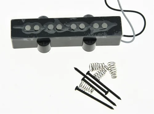 Vista 7 de KAISH Negro 4 cuerdas J Bass estilo Alnico V Pastillas de puente 60s Vintage Sound Pickup para Jazz J Bass