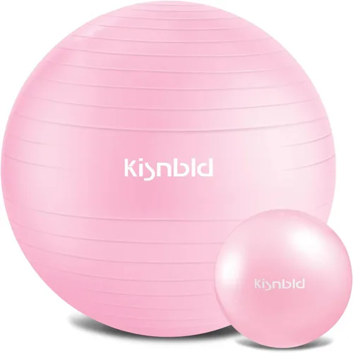 Vista 11 de kisnbld Pelota de ejercicio, pelota de yoga extra gruesa para entrenamiento y estabilidad durante el embarazo, 4 tamaños, pelota de equilibrio