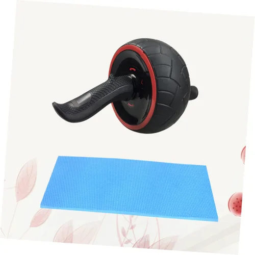 Vista 7 de GANAZONO Rueda abdominal de rebote Rueda de ejercicio Equipo de entrenamiento de entrenamiento en casa Rodillo de goma Ab Roller Rodillera