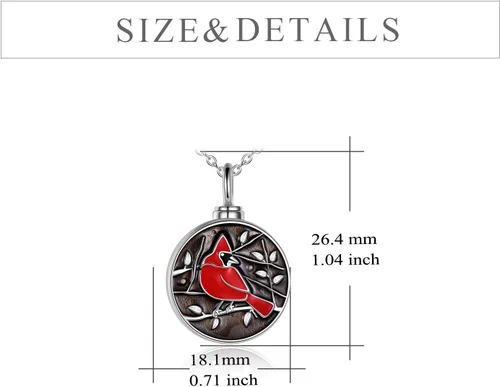 Vista 11 de Collar de urna de girasol de plata de ley para cenizas, joyería de cremación de flores rosas para cenizas