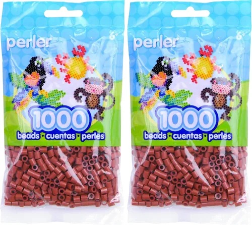 Vista 8 de Perler Cuentas negras para manualidades infantiles, 1000 piezas