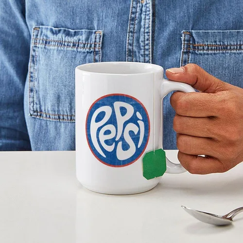Vista 4 de CafePress Pepsi - Taza de café de cerámica (15.0 fl oz)