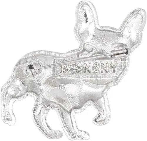 Vista 5 de NEWEI Broche de perro esmaltado lindo para mujeres niñas sombrero chaqueta decoración