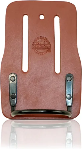 Vista 12 de Graintex Soporte de martillo para cinturón de herramientas, cuero de grano superior de alta calidad, lazo de martillo de acero, se adapta a