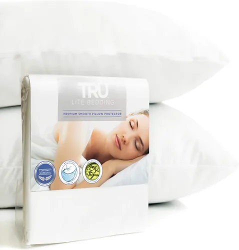 Vista 9 de Fundas de almohada antialérgicas contra la suciedad, protector irritante, funda de algodón de rizo transpirable de alta calidad, 100% impermeable