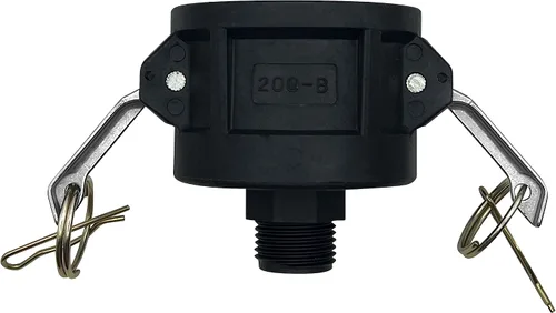 Vista 4 de 275 330 galones IBC Tote Fittings Adaptador de drenaje de tanque de asas IBC para manguera de jardín Camlock Manguera de agua de jardín Cerradura