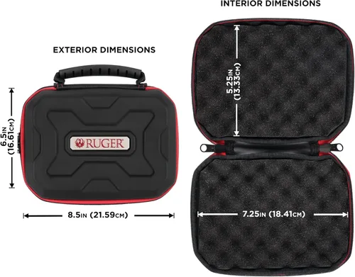 Vista 7 de Allen Company Ruger Phoenix Hardshell Handgun Case
