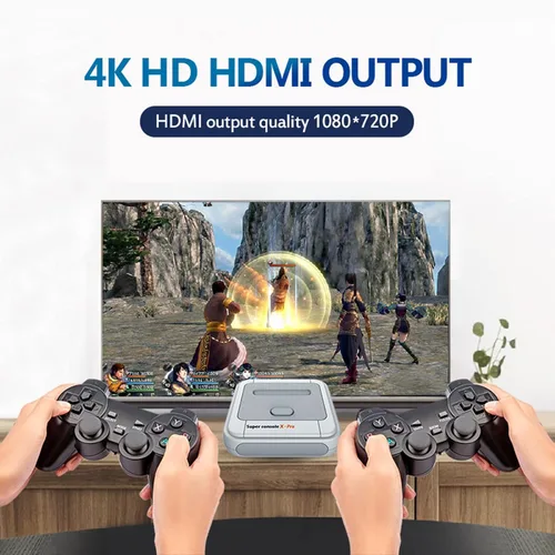Vista 3 de HJKPM PS1 Retro Plug and Play Video Game Console Retropie Raspberry Pi 4 32GB Super Emulator Built-in 7000 Classic Games Support PS1 PSP N64 SFC NES