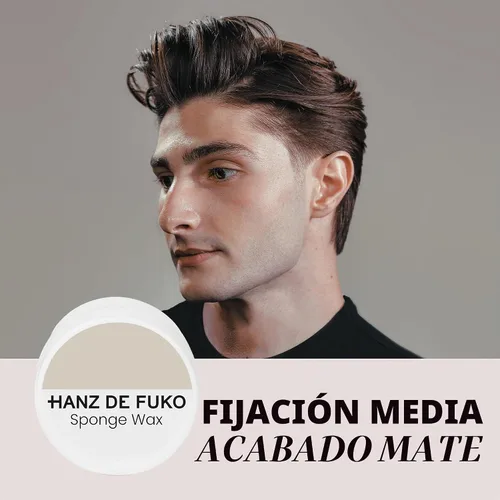 Vista 5 de Hanz de Fuko Kit de cuidado del cabello de lujo – Super Styling Sampler con Claymation, esponja cera, pomada modificada, crema Esquema – Productos