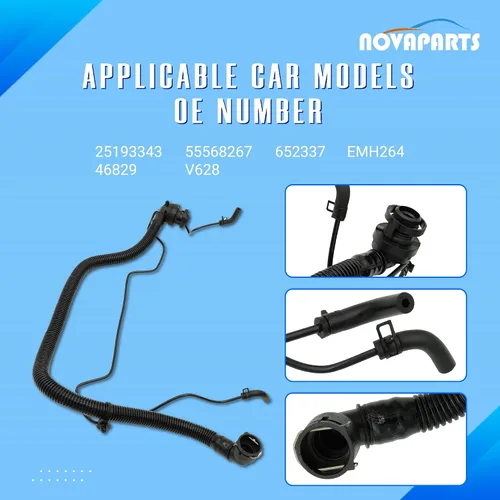 Vista 4 de NOVAPARTS 25193343 Tubo de Ventilación Positiva del Cárter (PCV) para Chevy Cruze 2011-2016 1.4L L4 Reemplaza # 46829 55568267