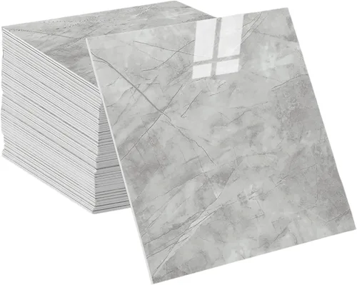 Vista 7 de Ochine 10 paneles de pared impermeables para salpicaduras de mármol para despegar y pegar, azulejos para salpicaduras de muro para despegar y pegar