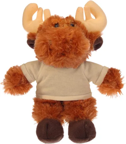 Vista 9 de Plushland Alce flexible de 8 pulgadas con camiseta, regalo personalizado, texto personalizado en la camiseta, gran regalo para el día de la madre