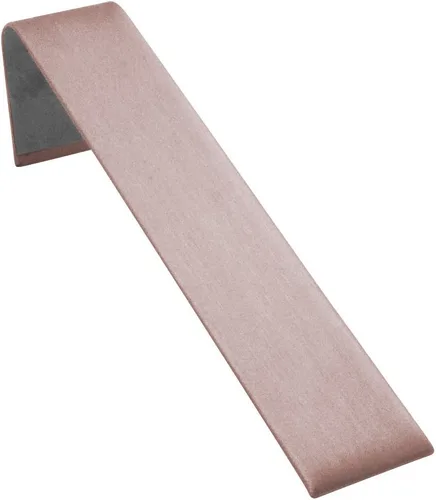 Vista 5 de Pendiente de joyería de cuero rosa con soporte en T grande ~ 6.75 pulgadas de alto