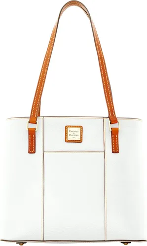 Vista 10 de Dooney & Bourke Women's Lexington Tote in Pebble Grain Leather, Handbag with Long Leather Shoulder Straps Negro