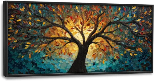 Vista 34 de Arte de pared grande para sala de estar, lienzo africano, decoración de pared, imágenes tribales afroamericanas, siluetas de mujeres, pinturas