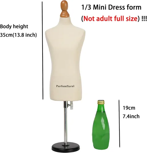 Vista 4 de Maniquí de forma de vestido masculino