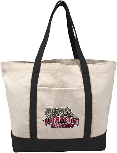 Vista 142 de Campus Lab Bolsa de lona con logotipo primario colegiado con bolsillo externo, bolsa de hombro reutilizable para ir de compras, playa Águilas A&m
