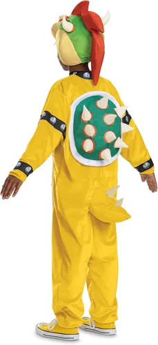 Vista 2 de Disguise Disfraz de Bowser con capucha, disfraz oficial de personaje de Super Mario para niños, talla (4-6)