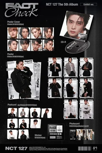 Vista 2 de (EXHIBIT Ver.) NCT 127 [CHECK] 5º Álbum (YUTA Ver) K-POP SEALED