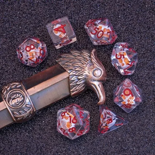 Vista 8 de Sage's Portal Familiars and Reagents - Juego de dados de resina para DND, juego de dados poliédricos para Dungeons and Dragons RPG de mesa TTRPG