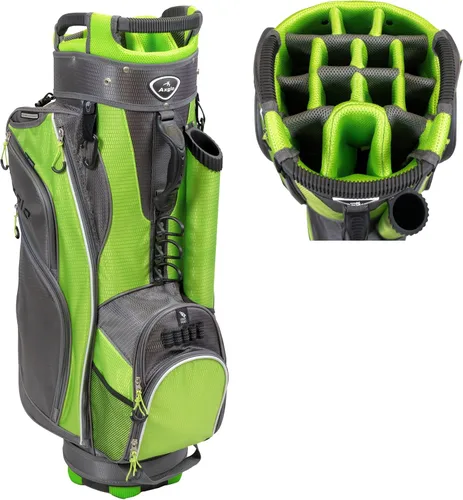 Vista 8 de Bolsa para carrito de golf Bolsa de golf A181 ligera 14 divisores de longitud completa Correas de hombro Múltiples bolsillos