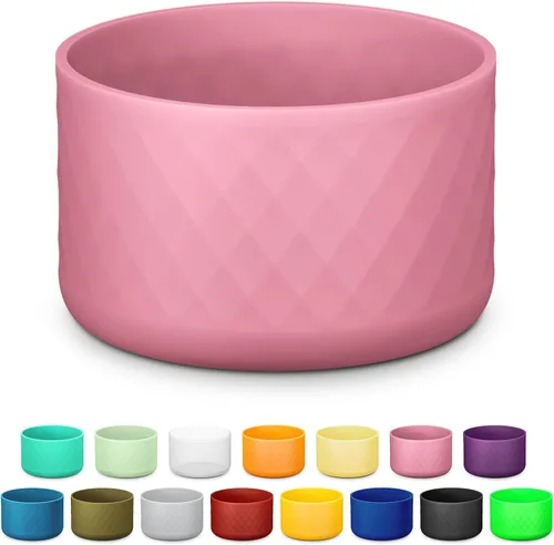 Vista 8 de Funda de silicona para botella de agua Owala de 40 oz, funda protectora antideslizante para botellas de acero inoxidable FreeSip/Twist/Flip