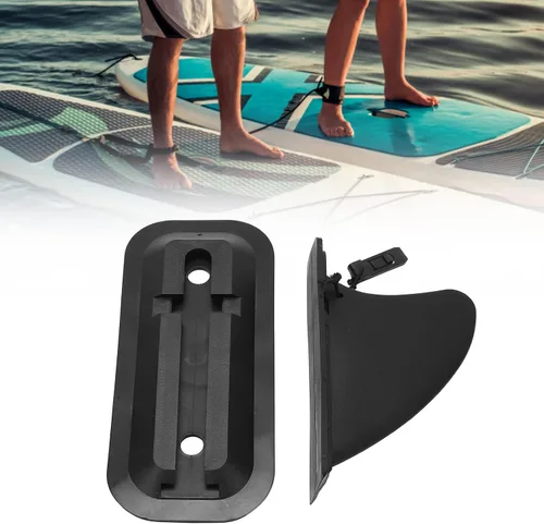 Vista 5 de Aleta deslizante de liberación rápida, aleta ajustable para tabla de surf desmontable para tablas de remo verticales