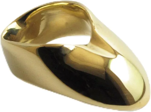 Vista 6 de Vermil Victory Brass - Anillo para el pulgar con tiro con arco tradicional