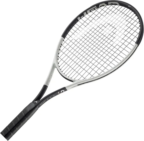 Vista 2 de HEAD Speed MP 2024 Tennis Racquet Strung Mid Tension with Velocity 16G String