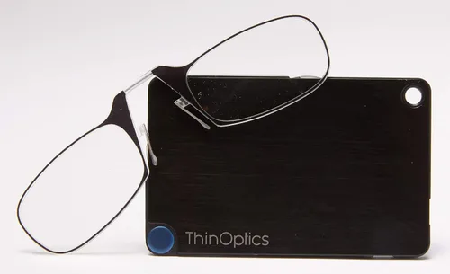 Vista 2 de ThinOptics - Funda para tarjeta flash + gafas de lectura rectangulares