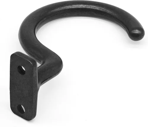 Vista 5 de 2 ganchos de puente de billar con 4 tornillos de montaje, gancho para estante de bola de piscina para almacenamiento de accesorios de mesa de Negro