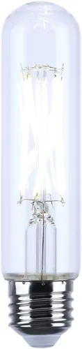 Vista 3 de Satco Bombilla LED E26 de 8 W, 2700 K, clasificación de 15000 horas, regulable, escarcha