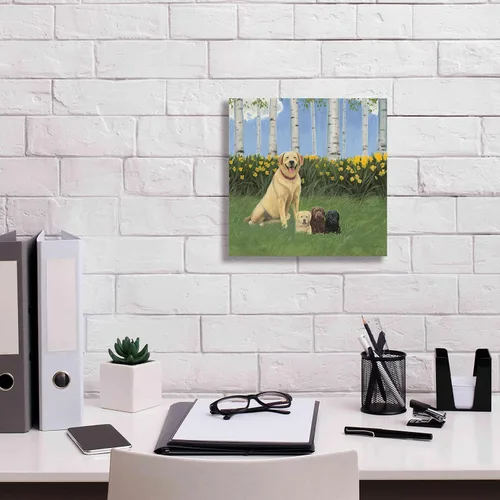 Vista 3 de Epic Graffiti 'Proud Mom' de James Wiens, arte de pared en lienzo, 12 x 12 pulgadas